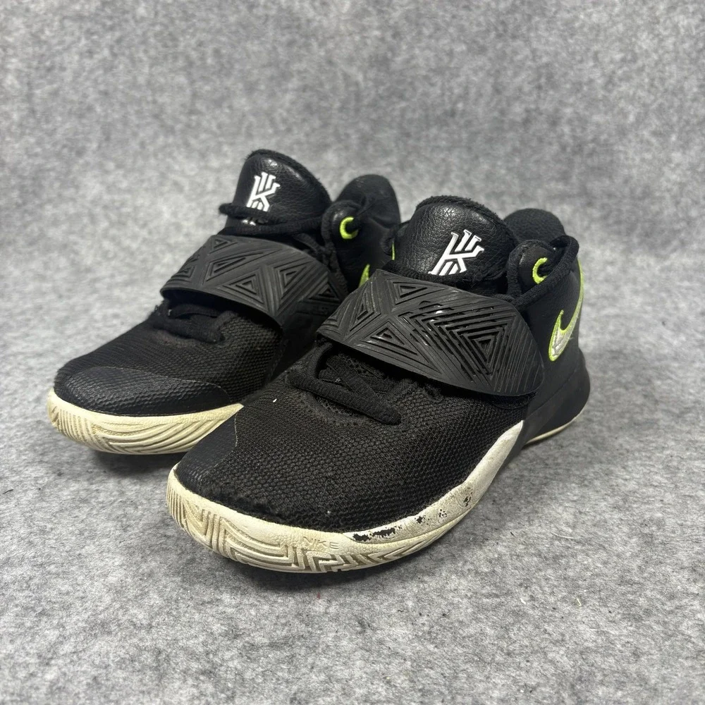 Nike Kyrie 6 Basketball Shoes 1Y Black Volt Midfoot Strap